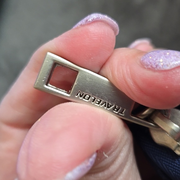 Travelon Blue and Tan Wallet - Picture 4 of 13